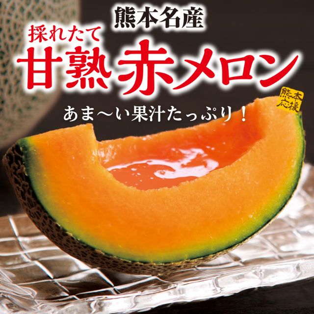 熊本県産 赤メロン